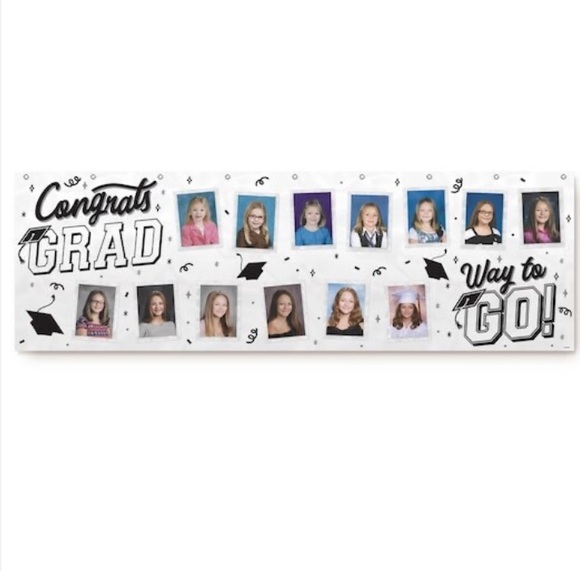 Customizable Graduation banner new in box ( banner wrapped in plastic) - Picture 1 of 6